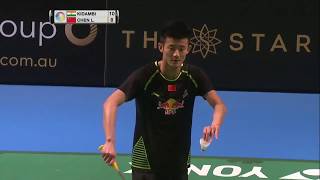 CROWN GROUP Australian Open 2017  Badminton F M3MS  Kidambi Srikanth vs Chen Long [upl. by Euginom]