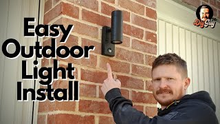 How To Install Outside Lights  Outdoor Light Wiring [upl. by Kathy]