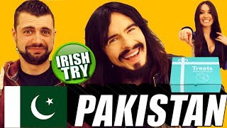 Irish People Try PAKISTANI Snacks  TryTreats [upl. by Atis840]