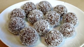 COCONUT DATE BALLS  2 INGREDIENTS [upl. by Ynobe]