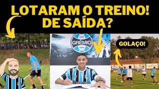 GOLAÇO  TREINO LOTADO  DE SAÍDA DO GRÊMIO [upl. by Block]