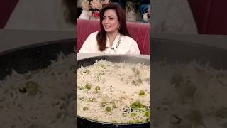 Sadia Imam ne sikhi apny husband Se pulao ki recipe how to make pulao shorts youtubeshortsviral [upl. by Tammany]