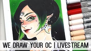 We Draw your OC  Livestream with Rambu amp SigiSig [upl. by Chubb]