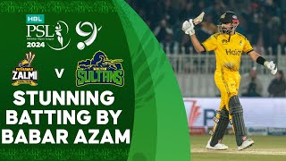 Stunning Batting By Babar Azam  Peshawar Zalmi vs Multan Sultans  Match 21  HBL PSL 9  M1Z2U [upl. by Retsof949]