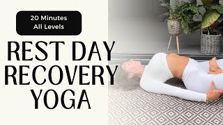 Rest Day Recovery Yoga Restore and Balance Your Body Mind amp Hormones Imbalances [upl. by Lowenstern861]