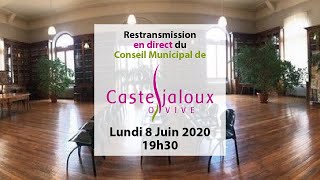 Conseil Municipal de Casteljaloux  Lundi 08 juin 2020 [upl. by Snowman617]