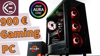 900 EURO RGB GAMING PC  DIE ASUS AURA RYZEN EDITION  Günstiger und besser [upl. by Montford]