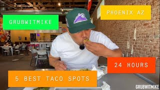 ARIZONA TACO TOUR  PHOENIX [upl. by Emiline]