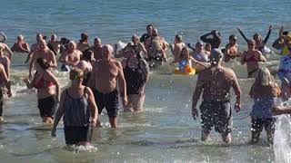 20240101Tybee Island Polar Plunge [upl. by Boleyn891]