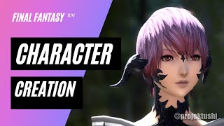 FFXIV Endwalker 🐉 Au Ra Xaela Female Face 1 Character Creation Guide [upl. by Eirdua295]