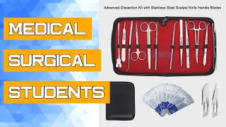 Medical Surgical Students Suture Practice Kit with Surgical Training Kit Dissection Instruments Sutu [upl. by Kristyn798]