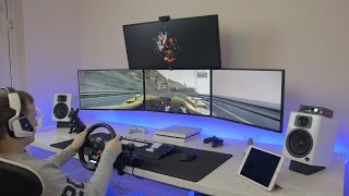 How to get Triple Screen Gaming Working on any Three Monitors TUTORIAL 7680 X 1440 [upl. by Penhall414]