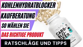 Kohlenhydratblocker Vergleich So wählen Sie das richtige Produkt aus dem Kohlenhydratblocker Test [upl. by Zetana853]