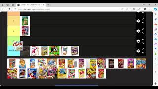 Cereal tier list [upl. by Bussey45]