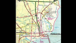 map of Pensacola Florida USA [upl. by Ahtan]