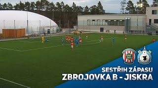 SESTŘIH  FC Zbrojovka Brno B  TJ Jiskra Domažlice  1822024 [upl. by Annoled]