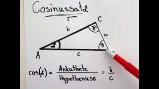 Cosinus  Erklärung [upl. by Yrret30]