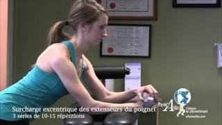 Exercices pour épicondylite latérale tennis elbow [upl. by Cheke]