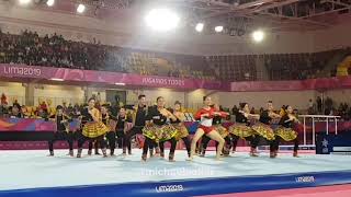 PANAMERICANOS LIMA 2019  APERTURA GIMNASIA TUSUYKUSUN [upl. by Hackathorn]