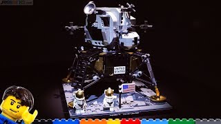 LEGO NASA Apollo 11 Lunar Lander review 10266 [upl. by Ennayr]