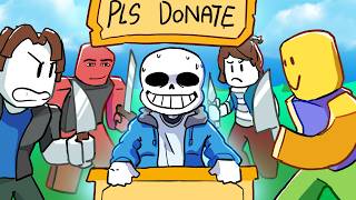 If UNDERTALE played ROBLOX Animation [upl. by Arabele135]