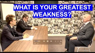 WHAT IS YOUR GREATEST WEAKNESS Interview Question amp EXAMPLE ANSWERS [upl. by Leggett]