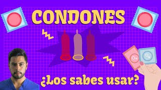 CONDONES  FEMENINOMASCULINO ¿LOS SABES USAR [upl. by Hagan136]