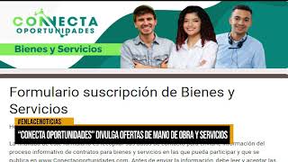 quotConecta oportunidadesquot divulga ofertas de mano de obra y servicios [upl. by Osicnarf378]