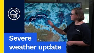 Severe Weather Update 13 February 2024 Risk of heavy rain amp flooding increase in the tropical north [upl. by Bohlen41]