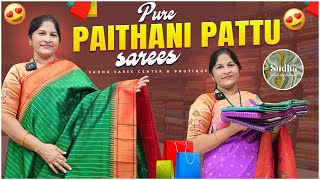 New Paithani Pattu Sarees Collection  Sudha Sarees  Beautiful Collection [upl. by Odawa]