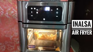 Inalsa Aero Crisp Air Fryer Oven with 12 L Large Capacity  Unboxing and Making potato Cheeze Shotz [upl. by Longley458]