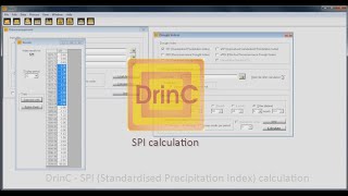 DrinC software  SPI calculation tutorial [upl. by Byrd]