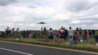 Vulcan approach at Waddington airshow 2014 [upl. by Alekin705]