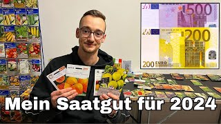 Mein 700€ SAATGUT SORTIMENT für 2024 [upl. by Photina748]