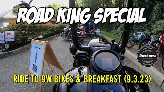 Road King Special  Ride to Market 9W Bikes amp Breakfast Sept 2023 [upl. by Ardussi]