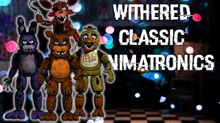 FNAF  Speed Edit Making Withered Classic Animatronics [upl. by Saile]