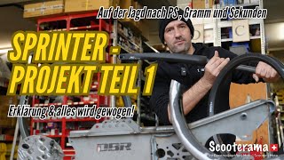 Danis Sprinter Projekt Teil 1 l Es wird erklärt amp gewogen❗️ [upl. by Esiole555]