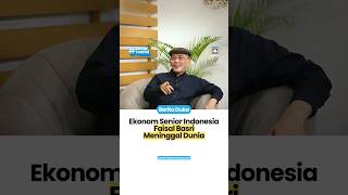 Ekonom Senior Indonesia Faisal Basri Meninggal Dunia ekonomindonesia ahliekonomi faisalbasri [upl. by Aiken]