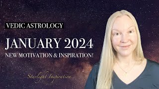 January 2024 Astrology 🌟 What to expect as the new year begins Vedic Astrology [upl. by Brnaba]