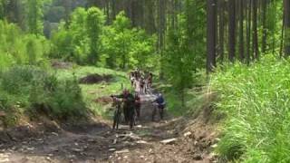 Silesia Merida Bike Marathon 2010  PŘEJEZD PŘES WEISSHUHNŮV KANÁL  55 a 90 [upl. by Eniarda237]