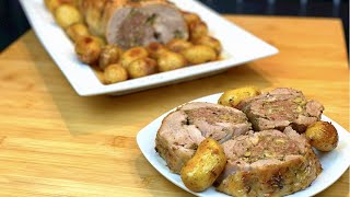 RECETTE POUR VOS REPAS DE FÊTES DE FIN DANNÉE LE RÔTI DE DINDE FARCI amp SES POMMES DE TERRE AU FOUR [upl. by Krutz]