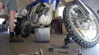 yamaha yzf 250 oil and oil filter change [upl. by Jody]