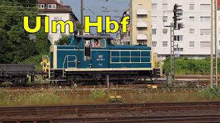 Ulm Hbf Diesel Rangierlok [upl. by Nwahsid875]