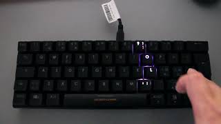 Deltaco Gaming DK430 RGB gaming keyboard [upl. by Hestia]