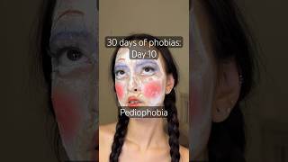 Pediophobia The fear of dolls dollmakeup halloweenlook makeuplook vogue fyp beautycreator [upl. by Burnham]