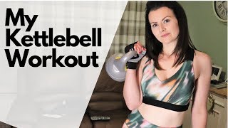 My Amazing Full Body Kettlebell Workout at Home [upl. by Danica350]