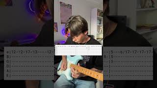 How to play the Teddy Picker guitar solo by the Arctic Monkeys guitar tab arcticmonkeys [upl. by Colwin18]