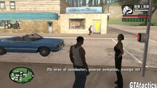 GTA San Andreas  Mision 30  First Date  Tutorial Cutscene  GTAtactics [upl. by Enohsal]