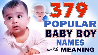 379 Popular Best Elegant Baby Boy Names with Meanings l Charming Baby Boys Names And Meanings A  Z [upl. by Lairret]