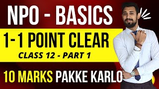 NPO  Not for profit organizations  Accounts  class  12  Part  3 [upl. by Llenrad]